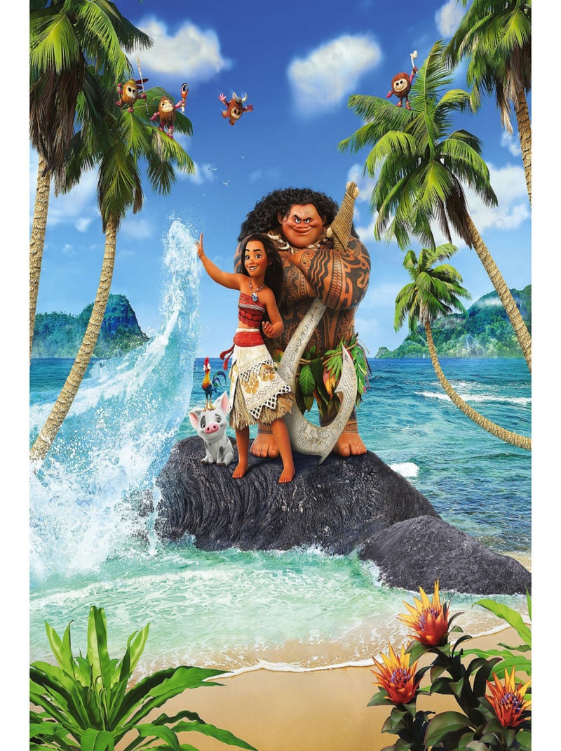 Poster XXL Disney Vaiana Plage l250 x H280 cm Multicolore - Kiabi