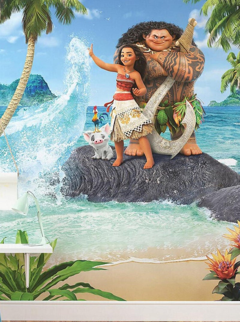 Poster XXL Disney Vaiana Plage l250 x H280 cm Multicolore - Kiabi