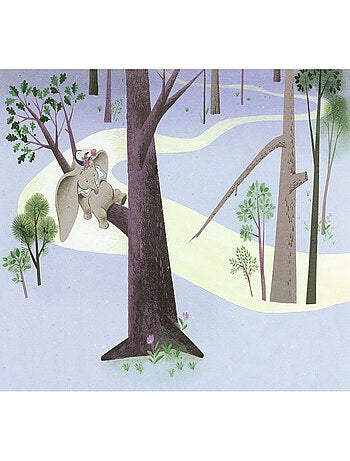 Poster XXL dumbo dormir sur l'arbre l400 x h280 cm