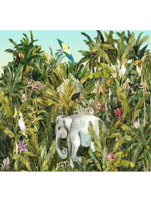 Poster XXL expédition dans la jungle l400 x h280 cm - Kiabi