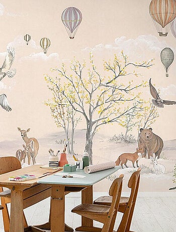 Poster XXL expédition en forêt l450 x h280 cm