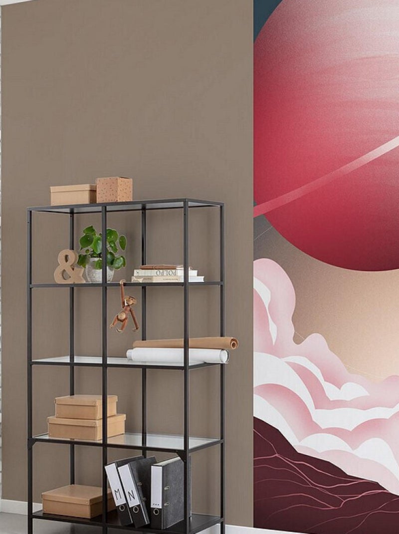 Poster XXL explore l'univers l200 x h280 cm Rose - Kiabi
