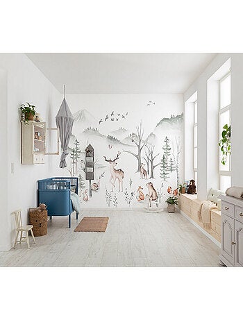 Poster XXL foret et animaux l400 x h280 cm