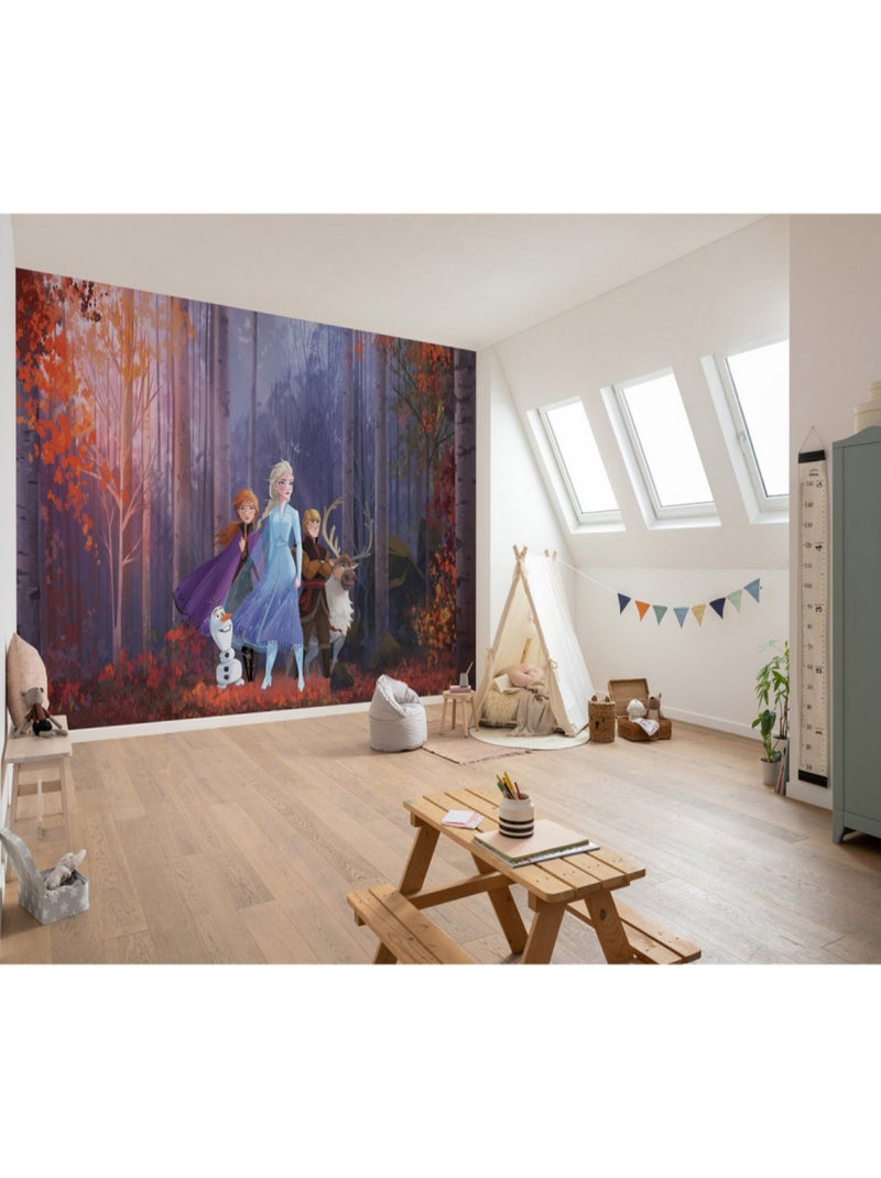Poster XXL Frozen la reine des neiges automne glacial - 400 cm - 280 cm Multicolore - Kiabi