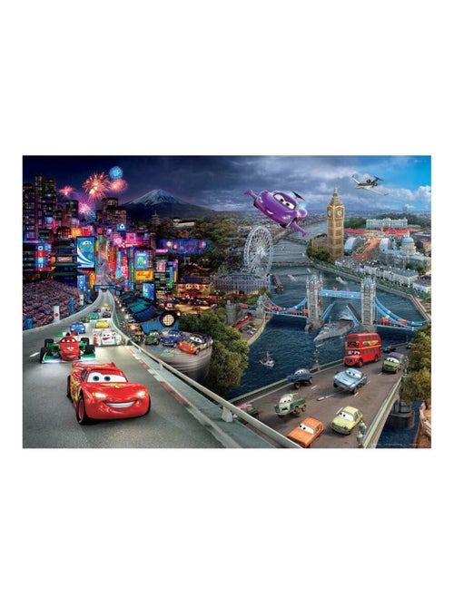 Poster XXL intisse Cars 2 Disney 155X115 CM - Kiabi