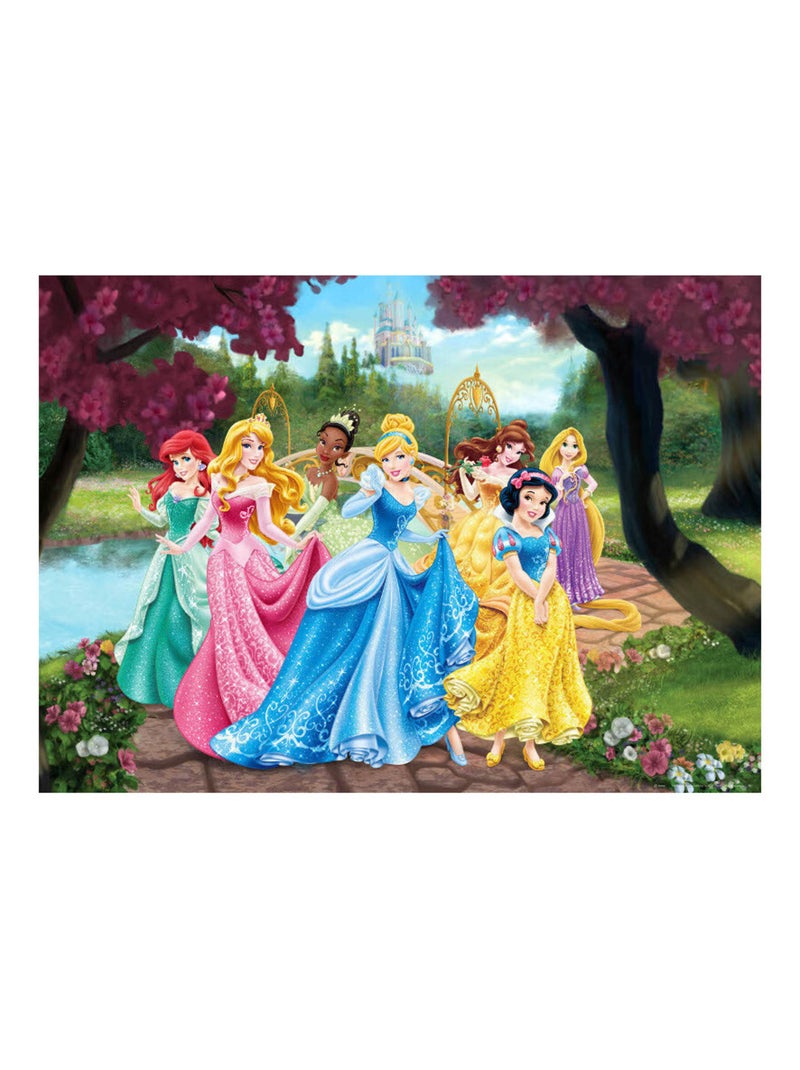 Poster XXL intisse Château Princesse Disney 155X115 CM Multicolore - Kiabi