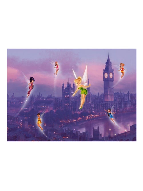 Poster XXL intisse Fée Clochette à Londres Disney fairies 155X115 CM - Kiabi