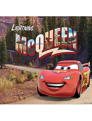 Poster XXL intisse Flash McQueen Cars Disney 155X115 CM