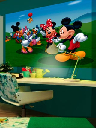 Poster XXL intisse La Maison de Mickey Disney 155X115 CM