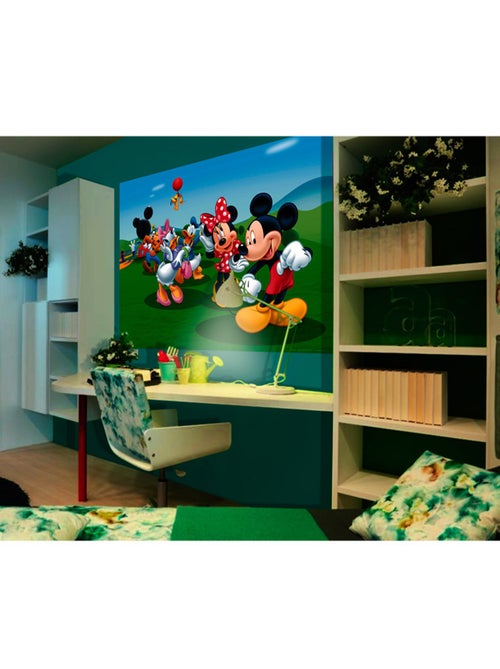 Poster XXL intisse La Maison de Mickey Disney 155X115 CM - Kiabi