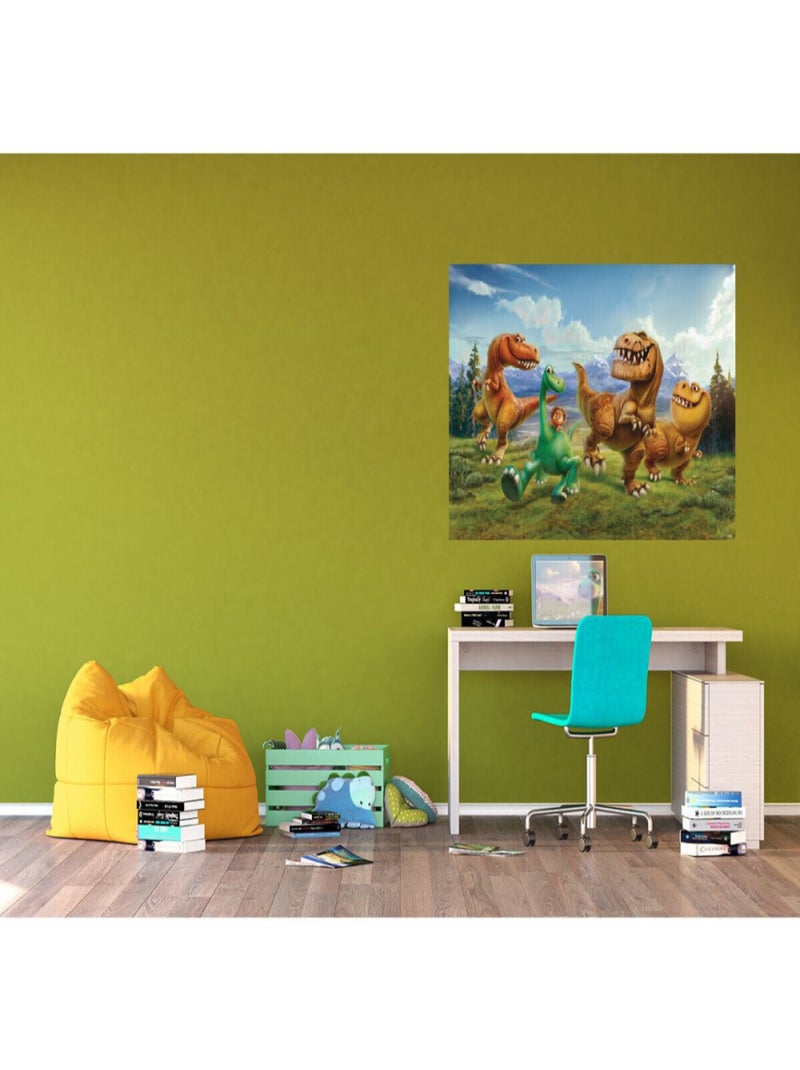 Poster XXL intisse Le Voyage d'Arlo Disney 155X115 CM Multicolore - Kiabi