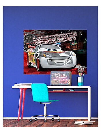 Poster XXL intisse Ligtning McQueen Cars Disney 155X115 CM