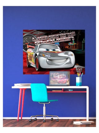 Poster XXL intisse Ligtning McQueen Cars Disney 155X115 CM
