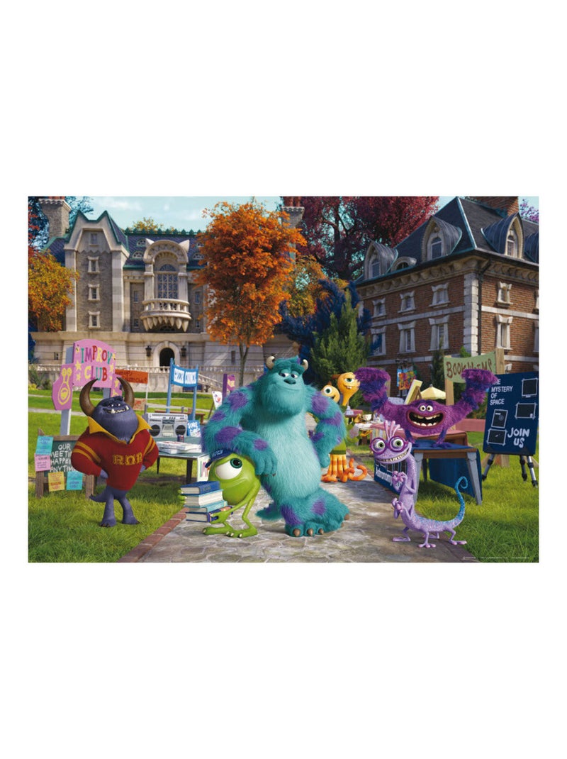 Poster XXL intisse Monstres Academy Pixar 155X115 CM Multicolore - Kiabi
