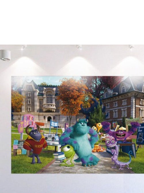 Poster XXL intisse Monstres Academy Pixar 155X115 CM - Kiabi