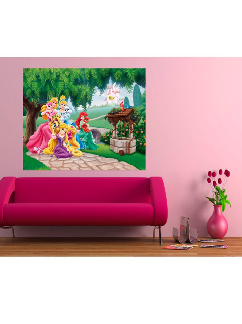 Poster XXL intisse Palace Pets Princesse Disney 155X115 CM Multicolore - Kiabi