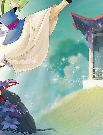 Poster XXL Intissé panoramique Mulan et Mushu- Disney 200X250 CM