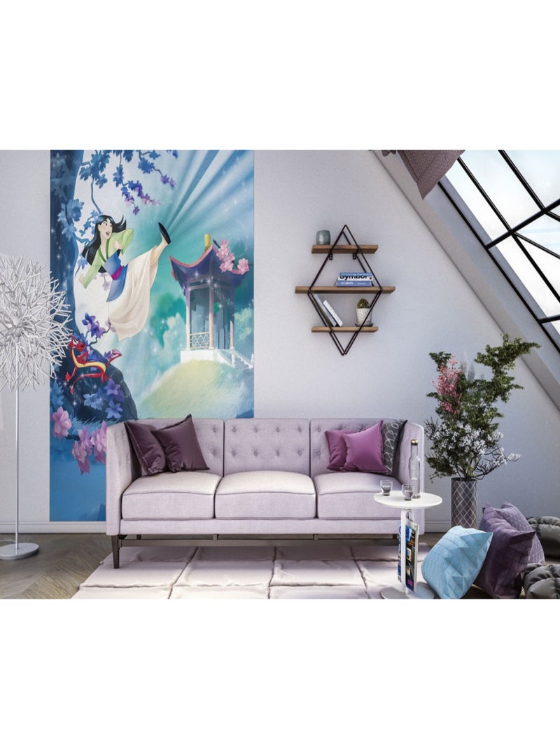Poster XXL Intissé panoramique Mulan et Mushu- Disney 200X250 CM Multicolore - Kiabi