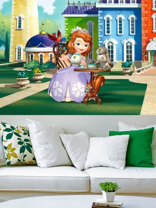 Poster XXL intisse Princesse Sofia Disney 155X115 CM