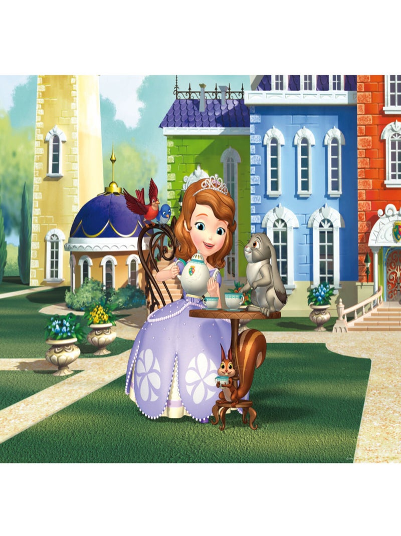 Poster XXL intisse Princesse Sofia Disney 155X115 CM Multicolore - Kiabi