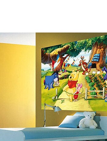Poster XXL intisse Winnie l'Ourson Anniversaire Disney 155X115 CM