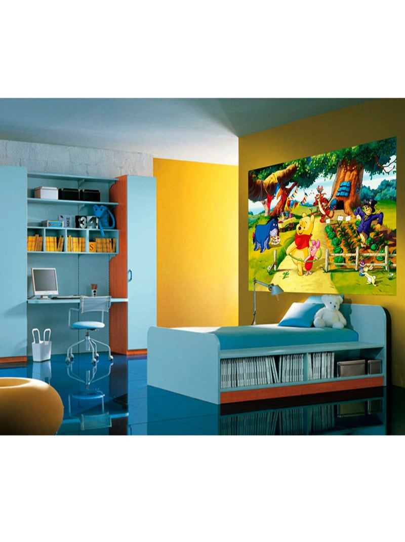 Poster XXL intisse Winnie l'Ourson Anniversaire Disney 155X115 CM Multicolore - Kiabi
