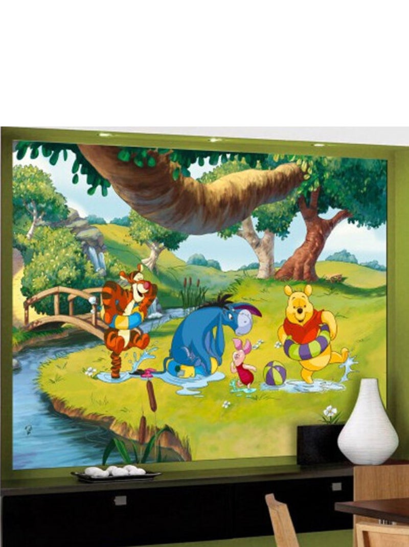 Poster XXL intisse Winnie l'Ourson Disney 155X115 CM Multicolore - Kiabi