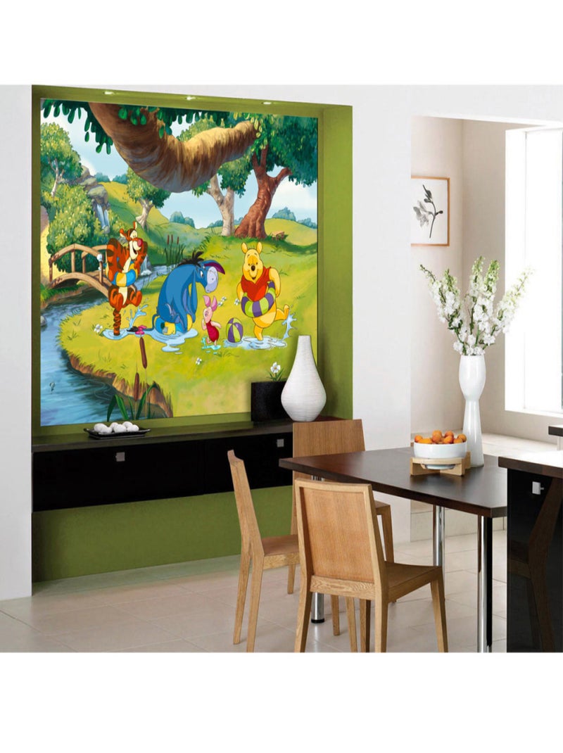 Poster XXL intisse Winnie l'Ourson Disney 155X115 CM Multicolore - Kiabi