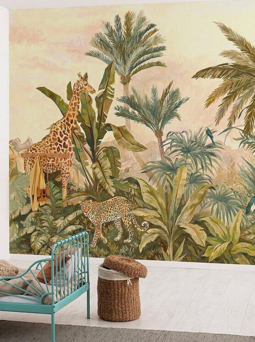 Poster XXL jungle tropical vintage l400 x h280 cm - Kiabi