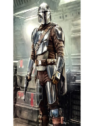 Poster XXL Mandalorian Fight Posture - 200 cm - 280 cm