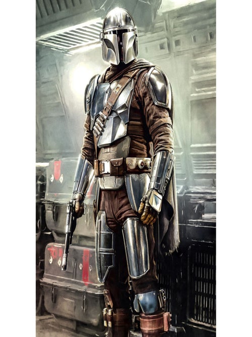 Poster XXL Mandalorian Fight Posture - 200 cm - 280 cm - Kiabi