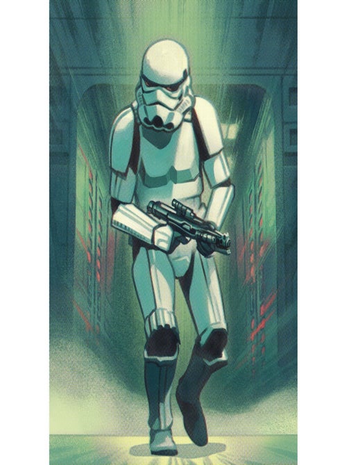 Poster XXL Mandolarian Imprimé Stormtrooper l200 x H280 cm - Kiabi