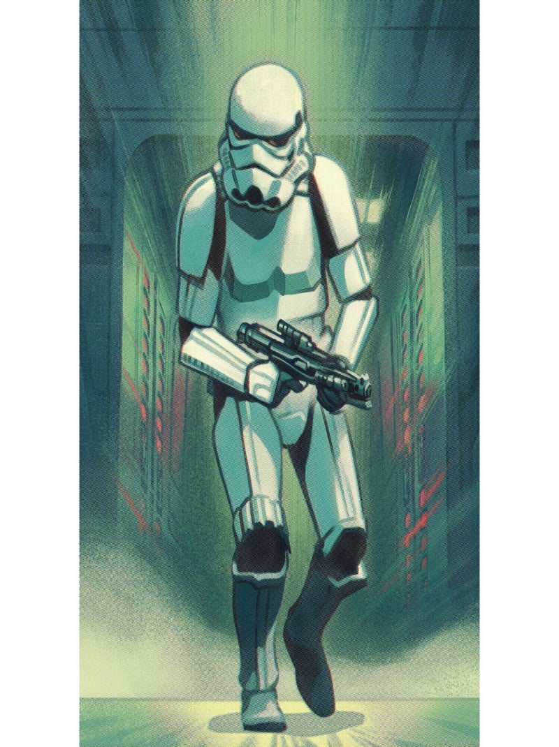 Poster XXL Mandolarian Imprimé Stormtrooper l200 x H280 cm Multicolore - Kiabi
