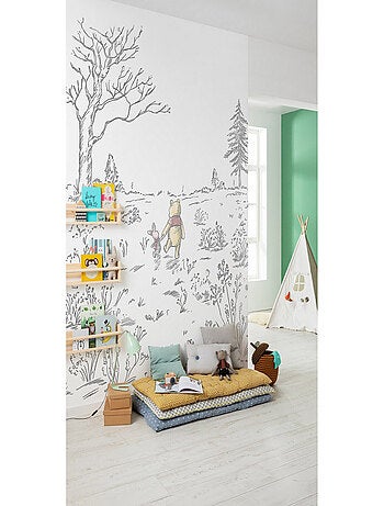 Poster XXL Marche avec Winnie l'ourson l200 x H280 cm
