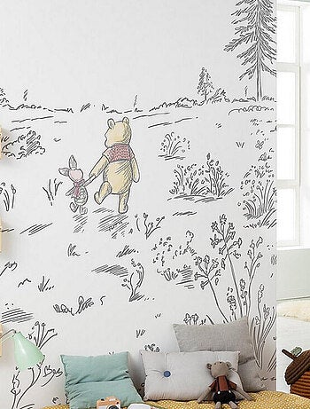 Poster XXL Marche avec Winnie l'ourson l200 x H280 cm