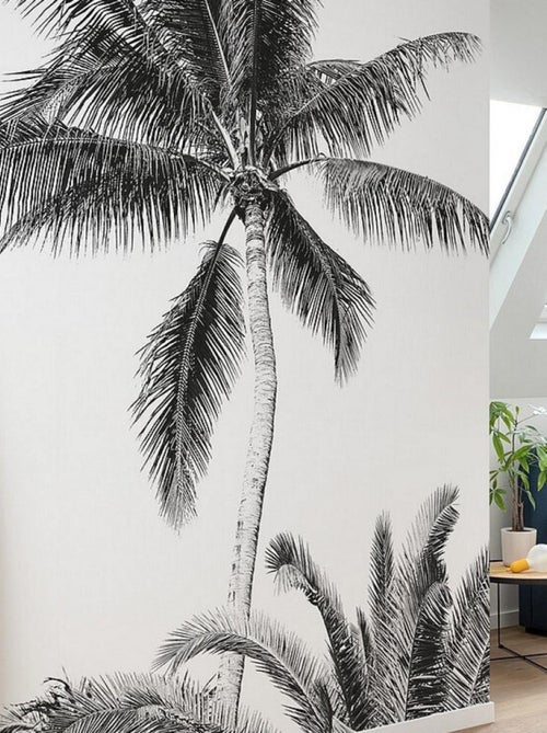 Poster XXL palmier vintage l200 x h280 cm - Kiabi