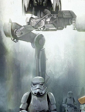 Poster XXL panoramique Forces Impériales Star Wars 200X250 CM