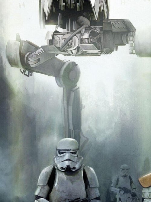 Poster XXL panoramique Forces Impériales Star Wars 200X250 CM - Kiabi