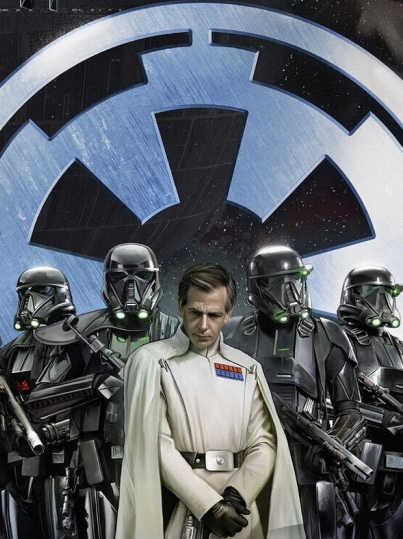 Poster XXL panoramique intissé motif L'empire Star Wars 200X275 CM Multicolore - Kiabi