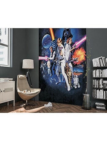 Poster XXL panoramique Motif classique 1 Star Wars luke, dark vador 200X250 CM