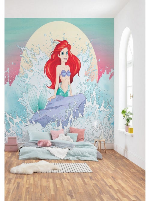 Poster XXL Princesse Ariel à la Surface de l'eau - l300 x H280 cm - Kiabi