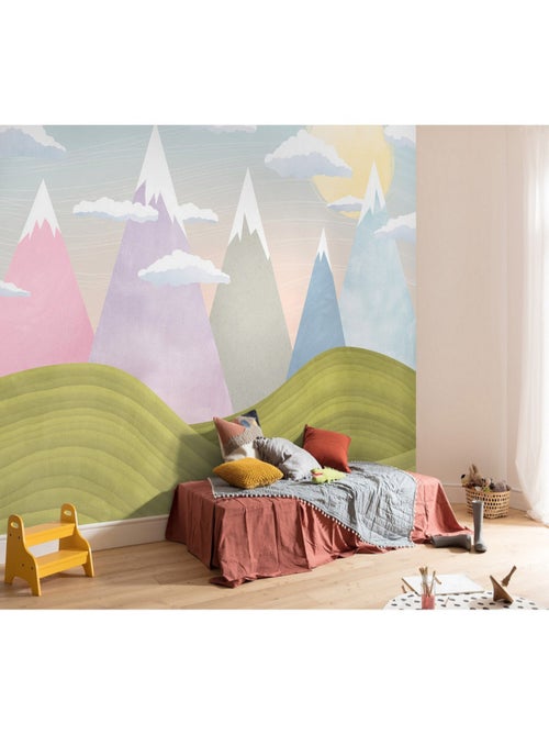 Poster XXL sommet de montagne l400 x h280 cm - Kiabi