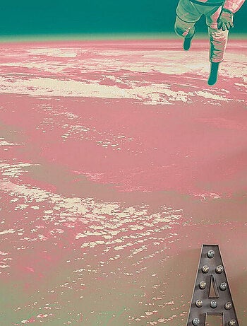 Poster XXL sortie dans l'espace l200 x h280 cm