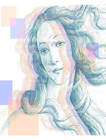 Poster xxl venus de boticelli l300 x h280 cm