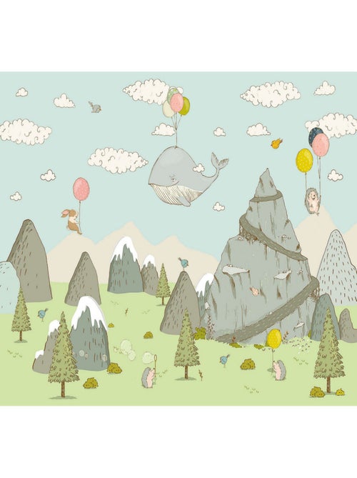 Poster XXL voyageur de montagne l400 x h280 cm - Kiabi