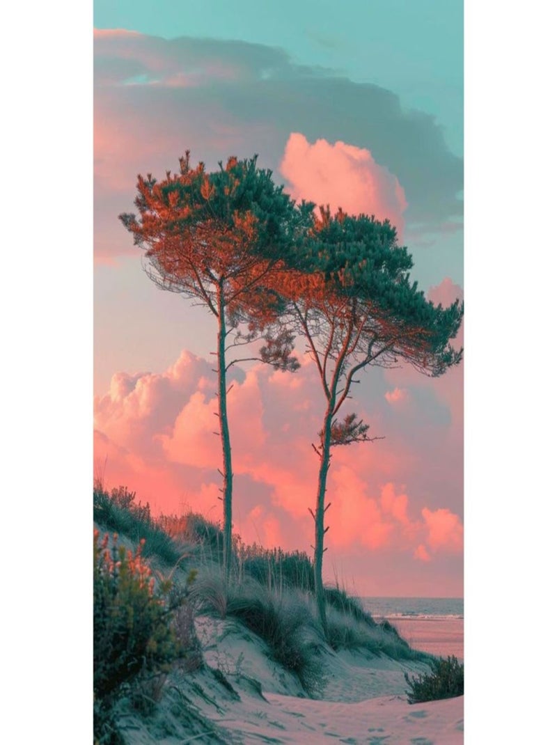 Posters de nos Régions - Affiche - Bord de la mer Multicolore - Kiabi
