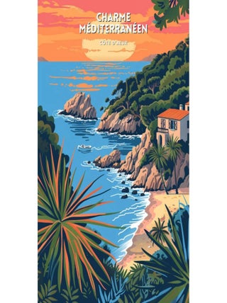Posters de nos Régions - Affiche - Charme méditerranéen
