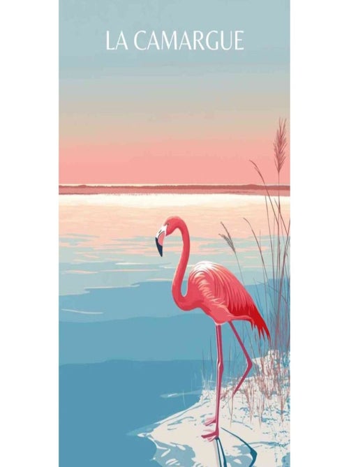 Posters de nos Régions - Affiche - Flamant Rose - Kiabi