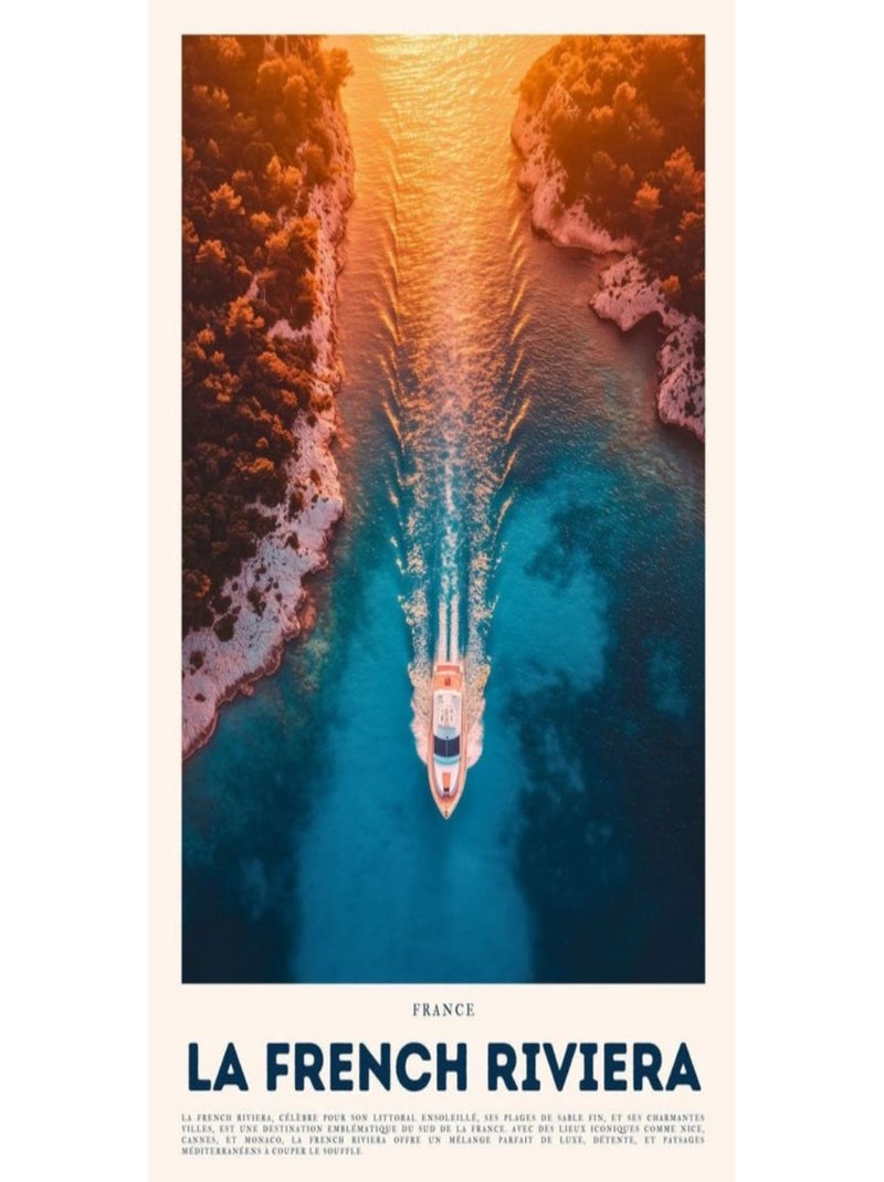 Posters de nos Régions - Affiche - French Riviera Multicolore - Kiabi
