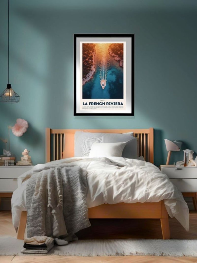 Posters de nos Régions - Affiche - French Riviera Multicolore - Kiabi
